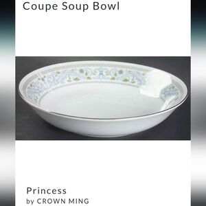 Princess crown Ming Coupe Soup Bowl